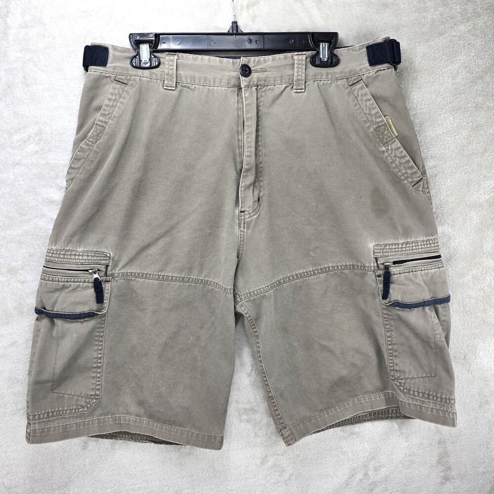 Vintage No Boundaries Cargo Shorts Mens 36 Adjustable Utility Y2K Skater Grunge‎